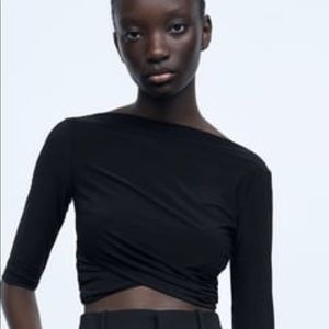 ZARA ruched top brand new with tags